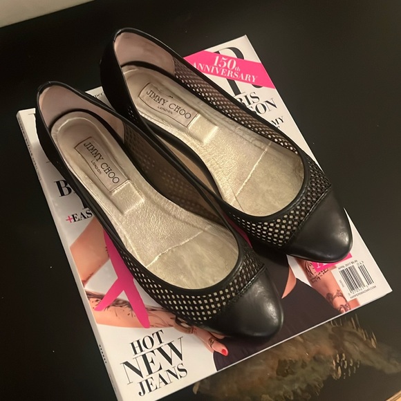 Jimmy Choo Shoes - JIMMY CHOO perforated leather flats